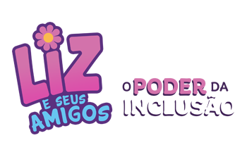 Logotipo Liz e Seus Amigos, o Poder da Inclusão