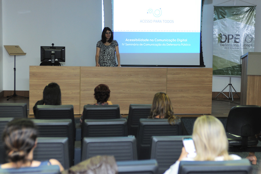 Workshop para o IV Seminário da Comunicação da Defensoria Pública de Goiás em 2019