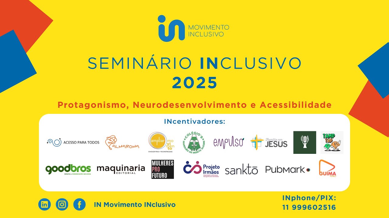 InMovimento Inclusivo apresenta o Seminário Inclusivo 2025