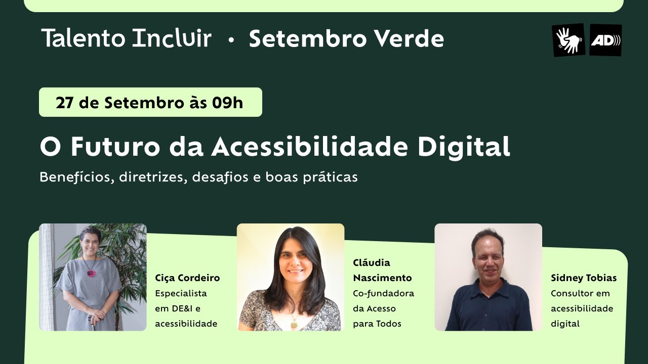 Masterclass: O Futuro da Acessibilidade Digital